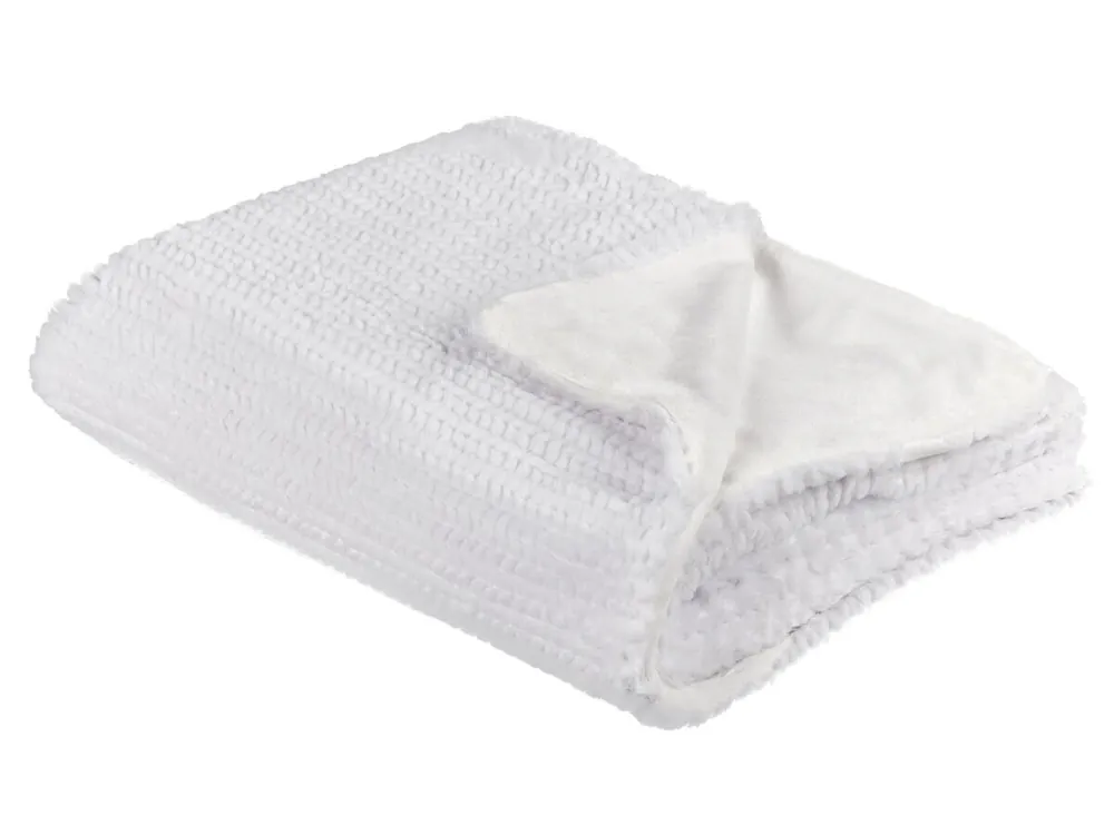 Manta BJAS 150 x 200 cm Blanco - Textil