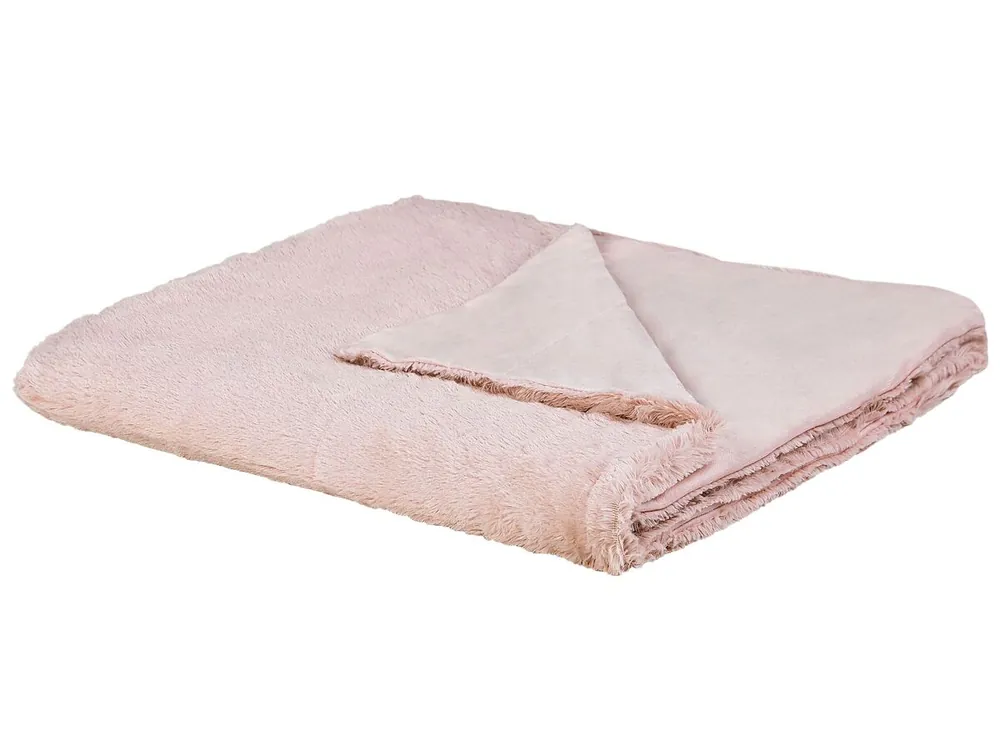Manta GELIK 180 x 200 cm Rosa - Textil