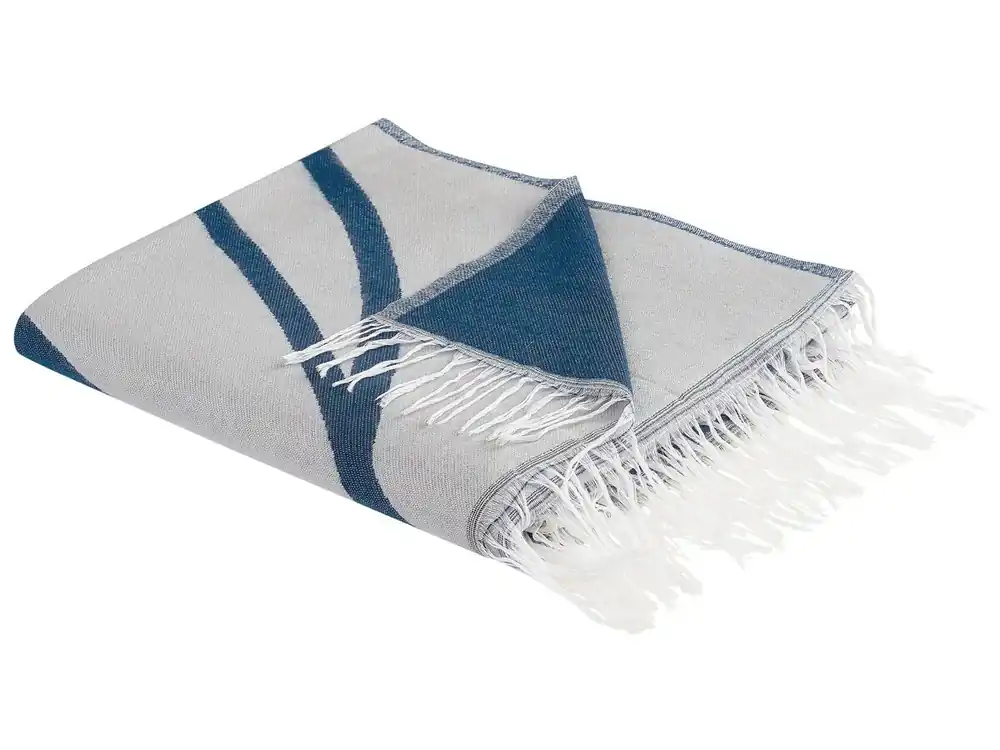 Manta HAPREK 130 x 170 cm Azul - Textil