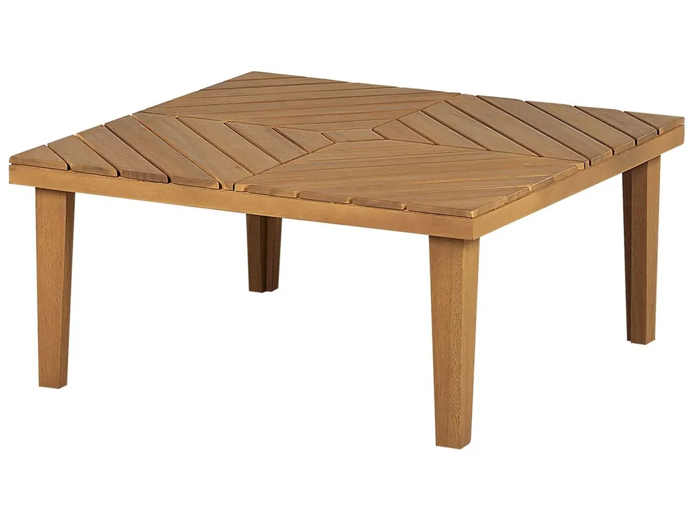 Mesa de centro de jardín BARATTI Madera de acacia Marrón