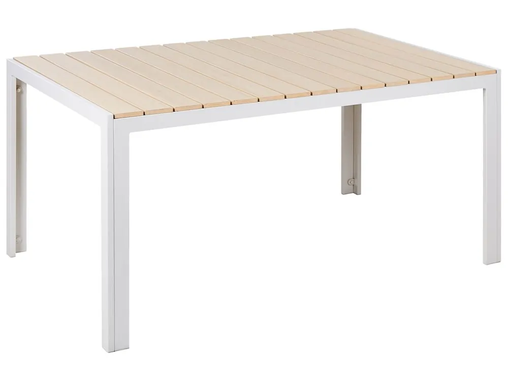 Mesa de jardín COMO 150 cm 90 cm Beige