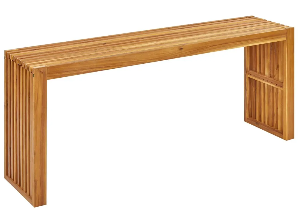 Mesa de centro de jardín BELLANO 150 cm 35 cm Madera de acacia Marrón