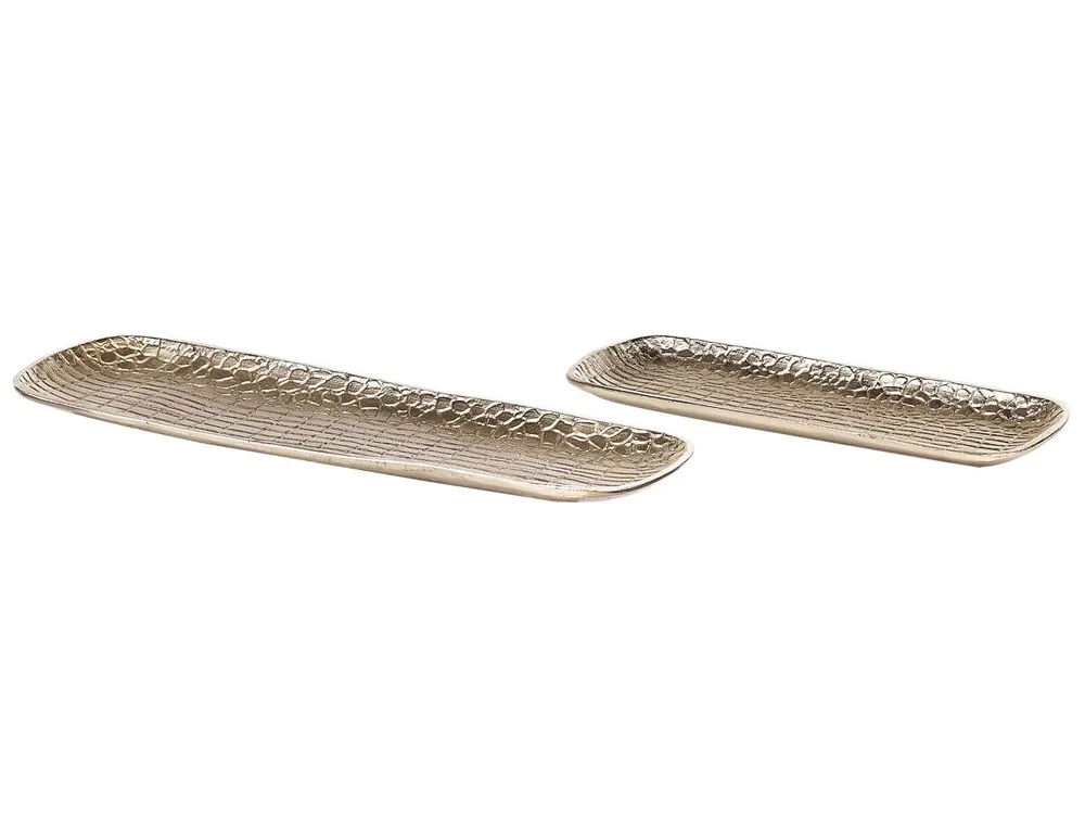 Conjunto de 2 vaciabolsillos BRANTAS Metal Dorado - Cocina