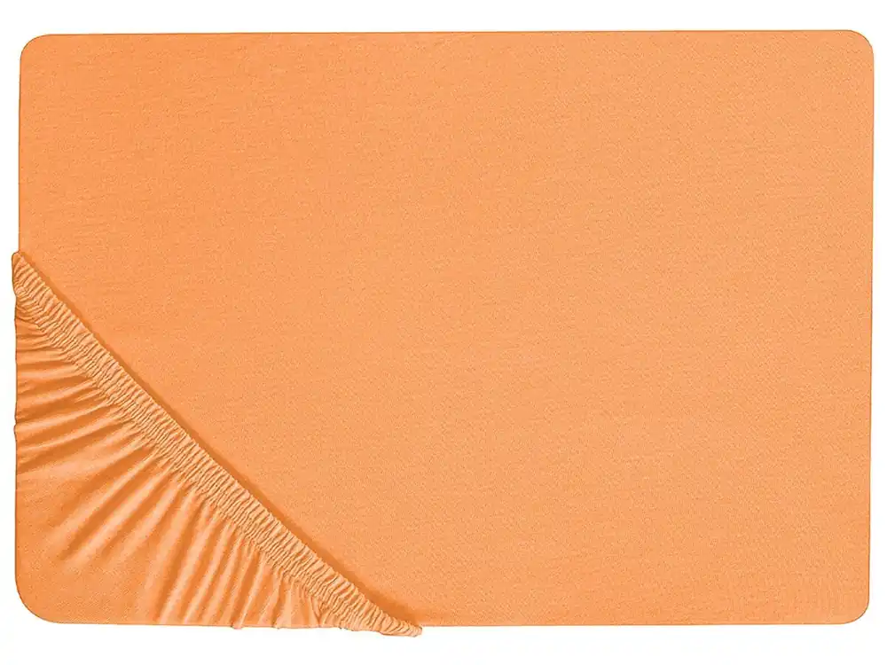 Sábana bajera JANBU Algodón 90 x 200 cm Naranja - Textil