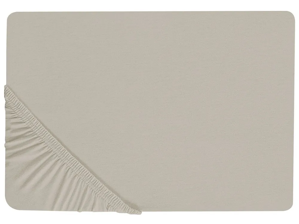 Sábana bajera JANBU Algodón 90 x 200 cm Gris pardo - Textil