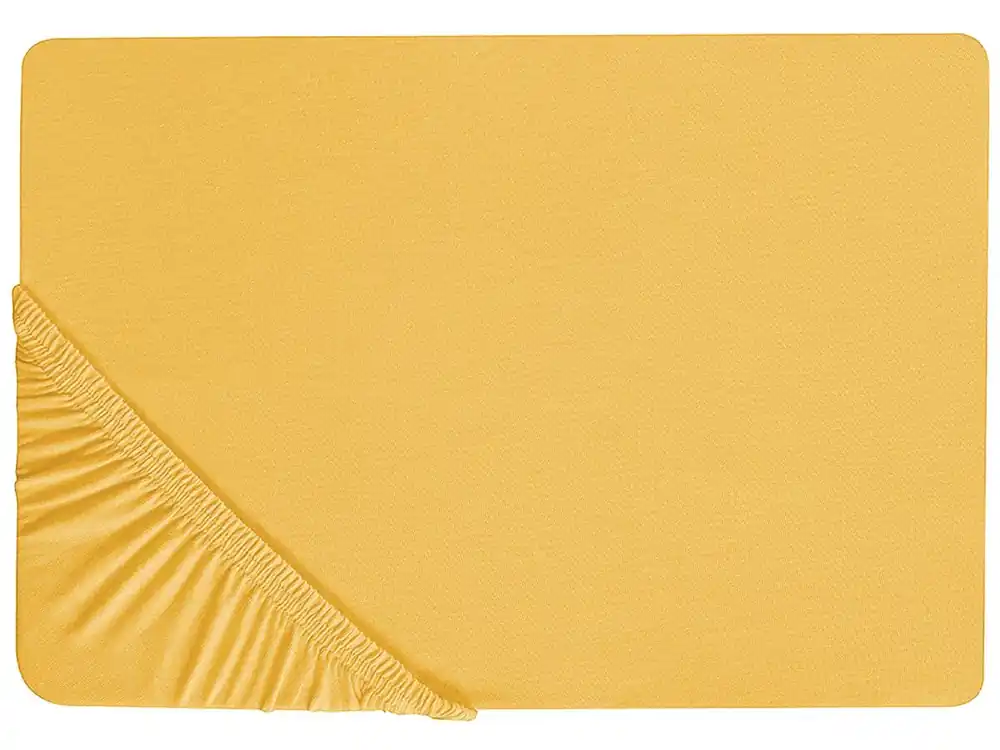 Sábana bajera JANBU Algodón 90 x 200 cm Mostaza - Textil