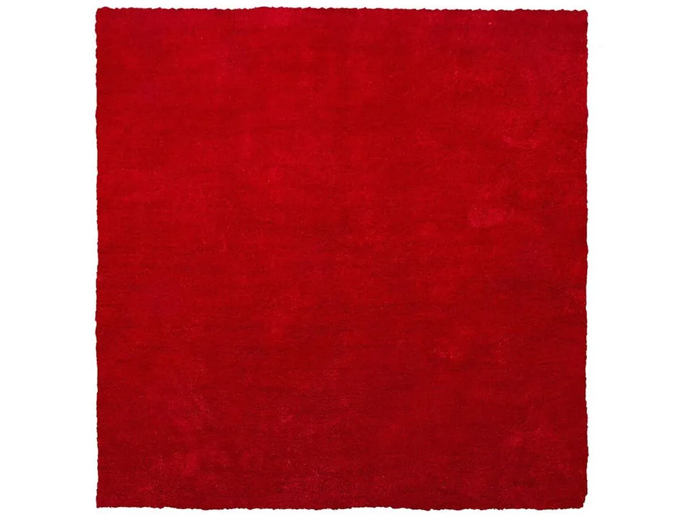 Alfombra de pelo largo DEMRE Negro 200 x 200 cm - Textil