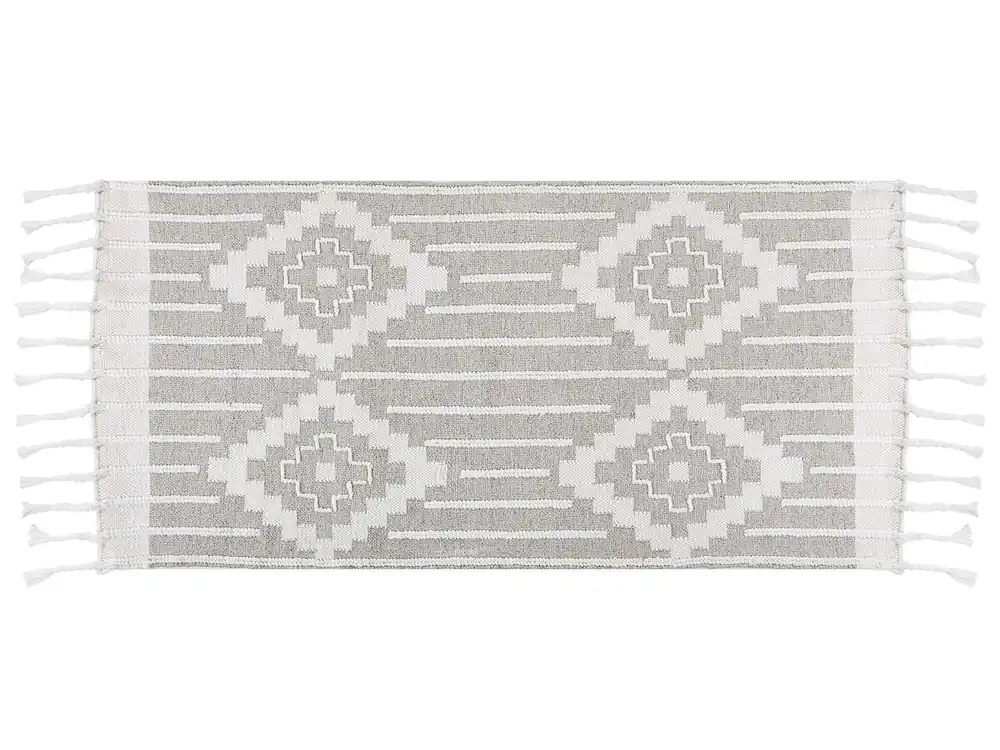 Alfombra de exterior TABIAT Gris 80 x 150 cm - Textil