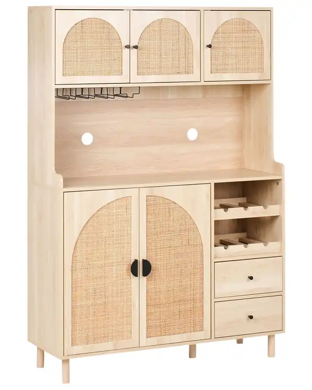 Alacena CAMPBELLTON 120 cm Marrón claro - Muebles