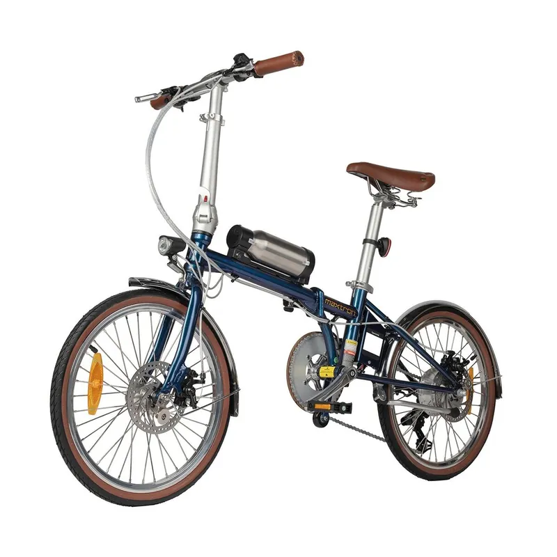Bicicleta Eléctrica MAXTURN SMART20 - Motor 250W Batería 36V5.2AH Neumáticos De 20" Frenos De Disco Mecánicos - Beige