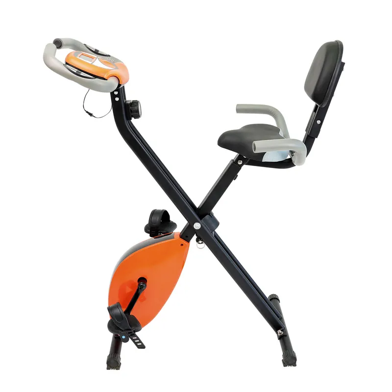 Bicicleta Ultrasport compacta y eficaz para entrenamiento en casa. Ideal para mejorar la salud cardiovascular en poco espacio. - Deporte
