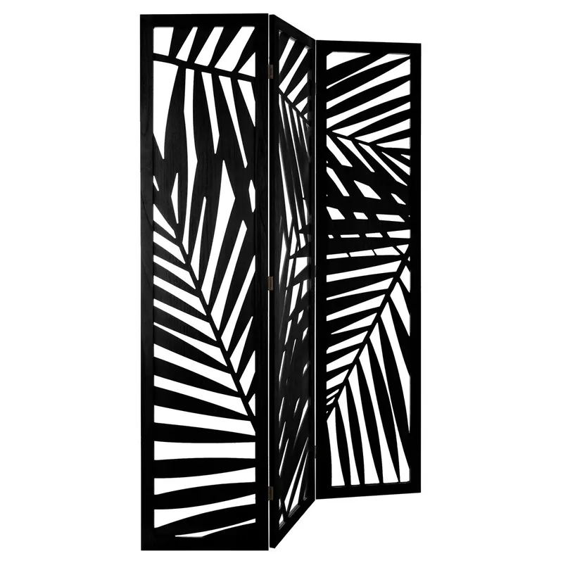 Biombo negro contemporáneo - Decoración