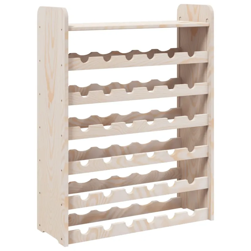 vidaXL Botellero con tablero superior madera maciza pino 33x25x37 cm - Cocina