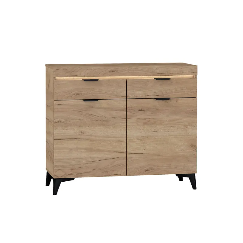 Bufé 2 puertas 2 cajones con LED Ruben Madera - Muebles