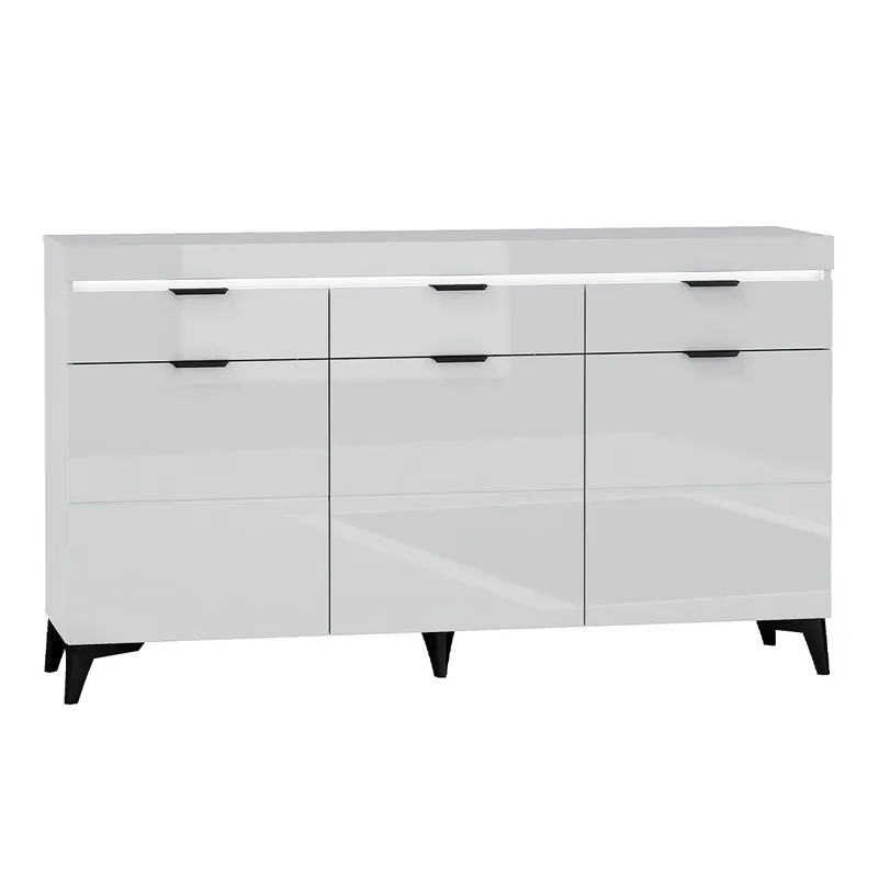 Bufé 3 puertas 3 cajones con LED Ruben Madera - Muebles