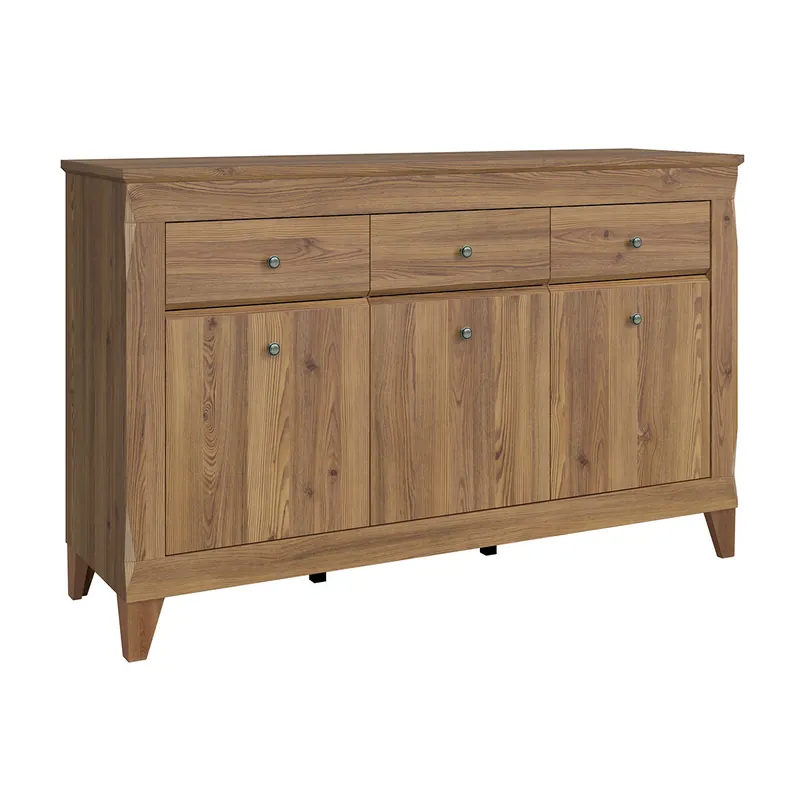 Bufé 3 puertas 3 cajones Raya Madera - Muebles