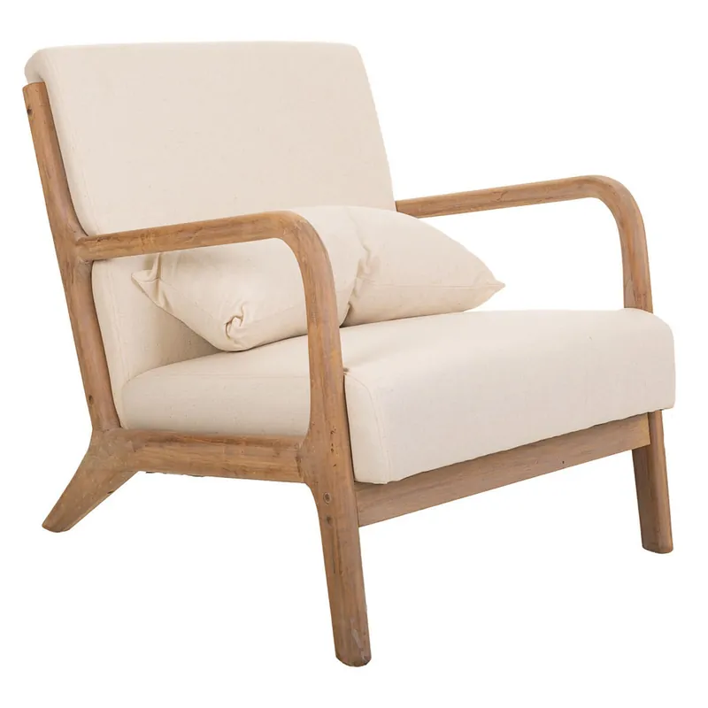 Butaca Alexandra House Living Gris 85 x 74 x 66 cm - Sofás sillones puffs