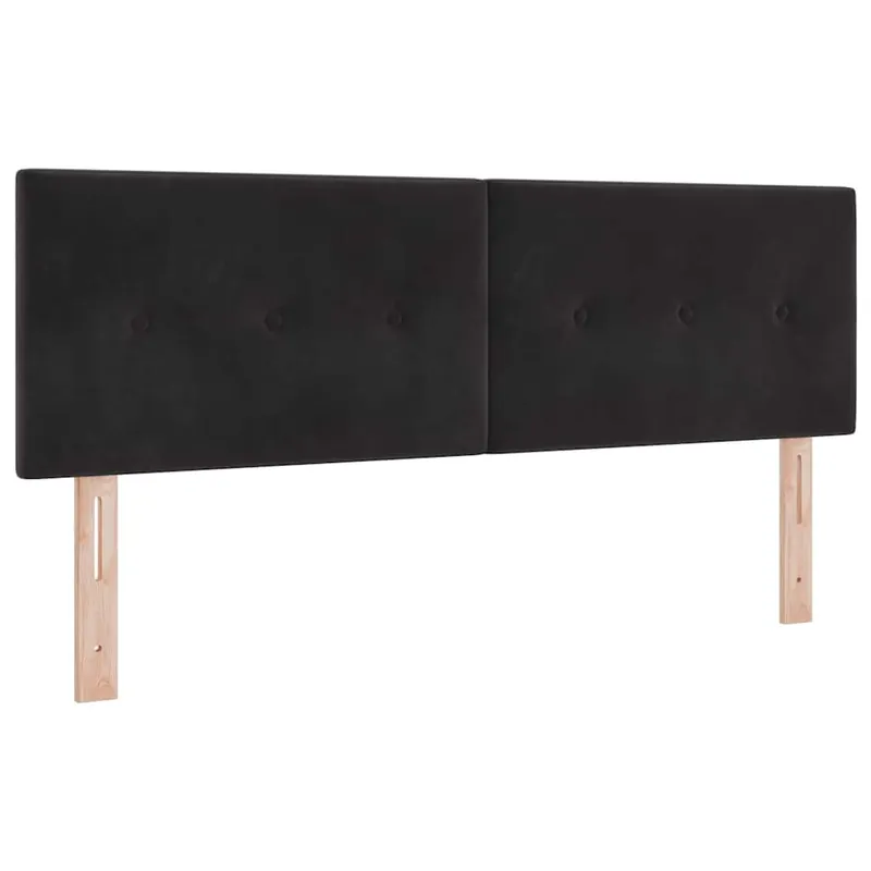 Cabecero con luces de tiras LED Ajustable Azul 80 cm Terciopelo - Muebles