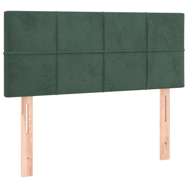 vidaXL Cabecero de terciopelo negro 100x5x78/88 cm - Muebles