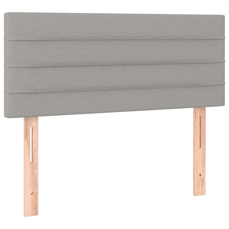 vidaXL Cabecero de tela color crema 100x5x78/88 cm - Muebles