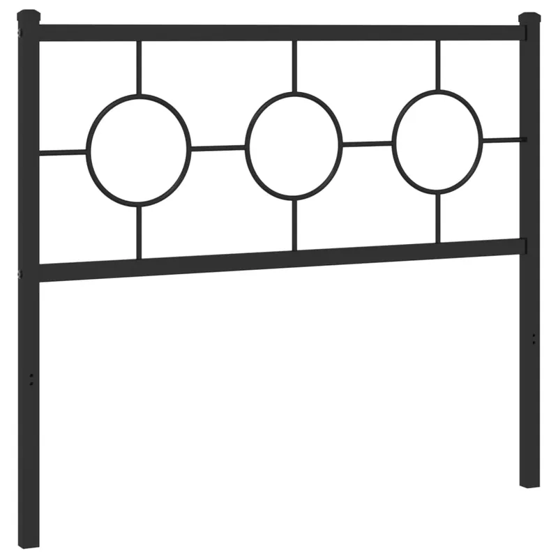 vidaXL Cabecero de metal blanco 100 cm - Muebles