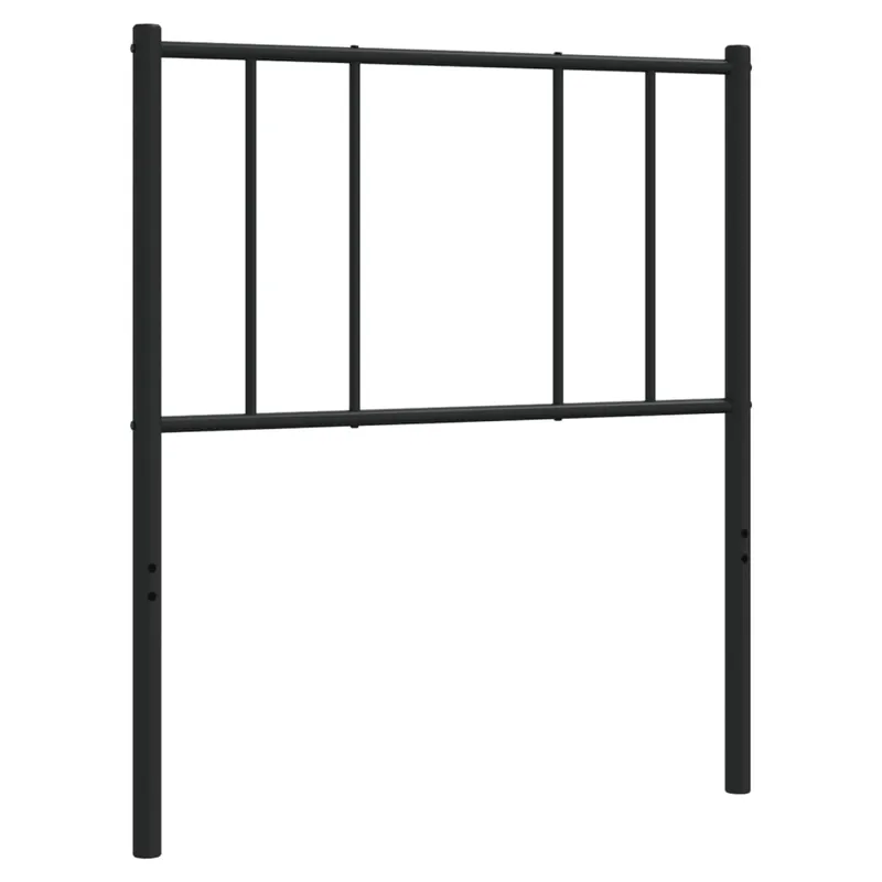vidaXL Cabecero de metal negro 100 cm - Muebles