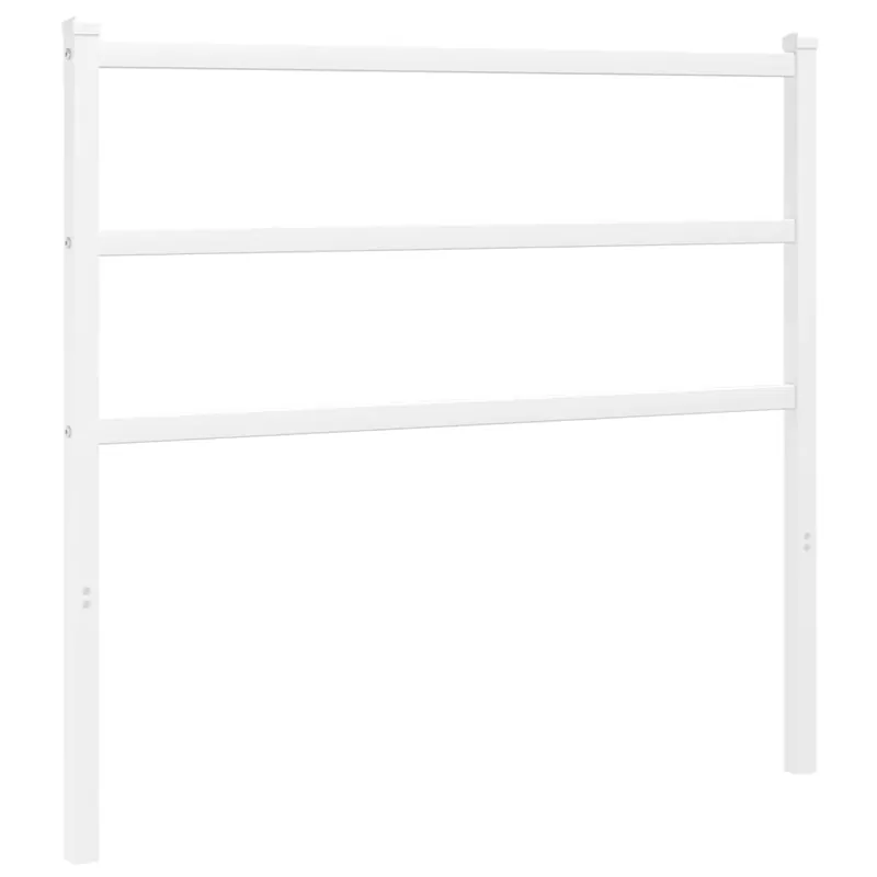 vidaXL Cabecero de metal blanco 107 cm - Muebles