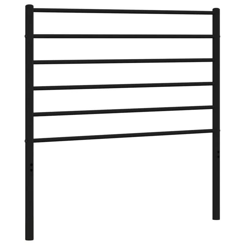 vidaXL Cabecero de metal negro 107 cm - Muebles