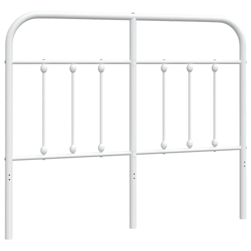 vidaXL Cabecero de metal blanco 120 cm - Muebles