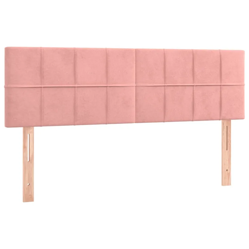 vidaXL Cabeceros 2 unidades terciopelo gris oscuro 72x5x78/88 cm - Muebles