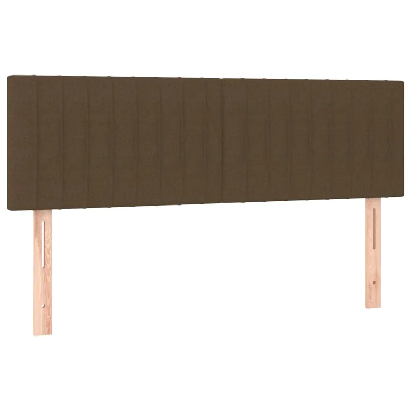 vidaXL Cabeceros 2 unidades tela gris oscuro 72x5x78/88 cm - Muebles