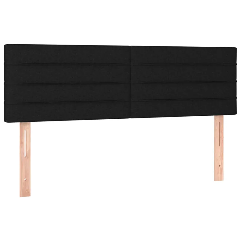 vidaXL Cabeceros 2 unidades tela gris oscuro 72x5x78/88 cm - Muebles