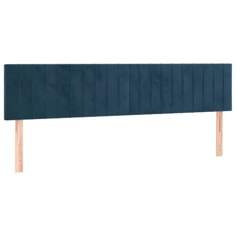 vidaXL Cabeceros 2 unidades de terciopelo gris oscuro 80x5x78/88 cm - Muebles