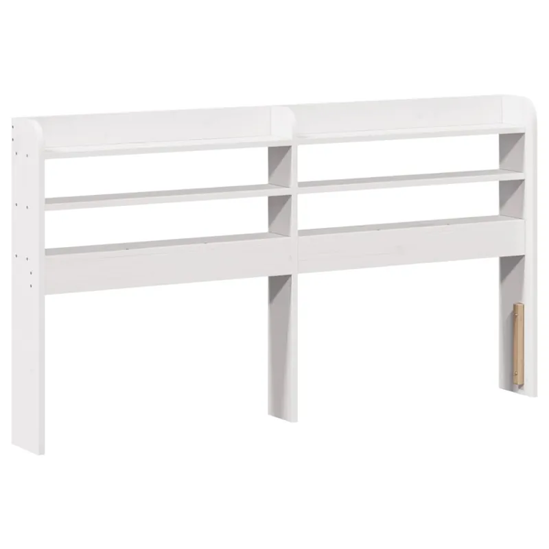 Cabecero de cama con estantes madera maciza de pino 150 cm - Muebles