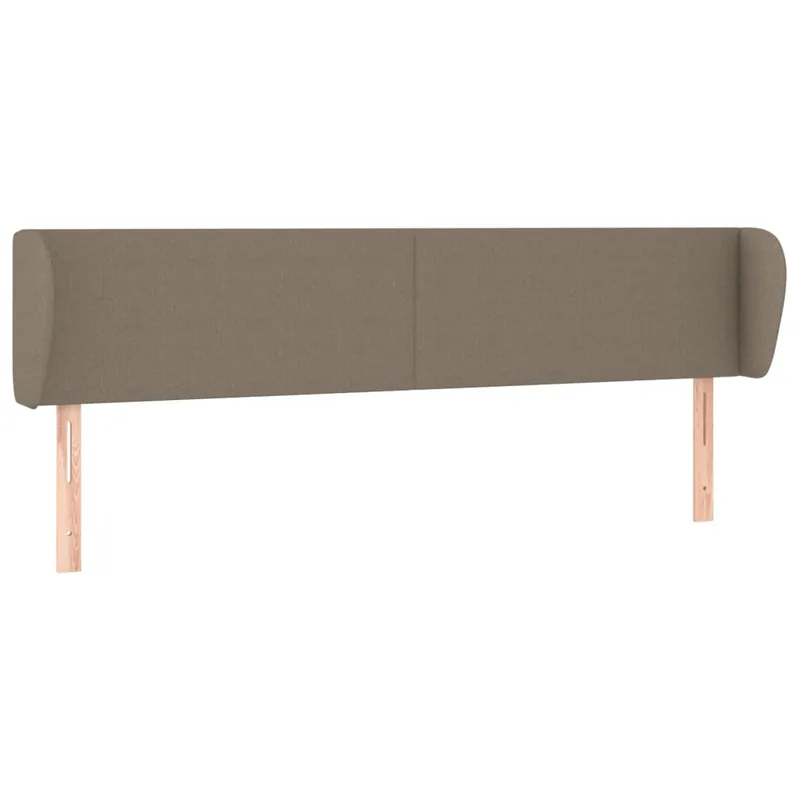 vidaXL Cabecero de tela gris oscuro 163x23x78/88 cm - Muebles