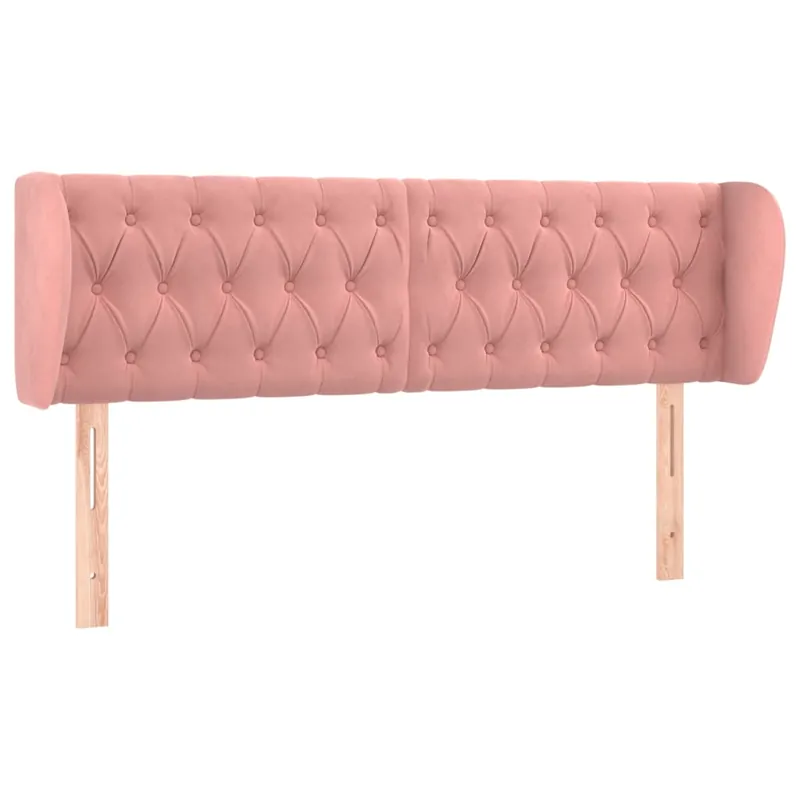vidaXL Cabecero de terciopelo gris claro 163x23x78/88 cm - Muebles