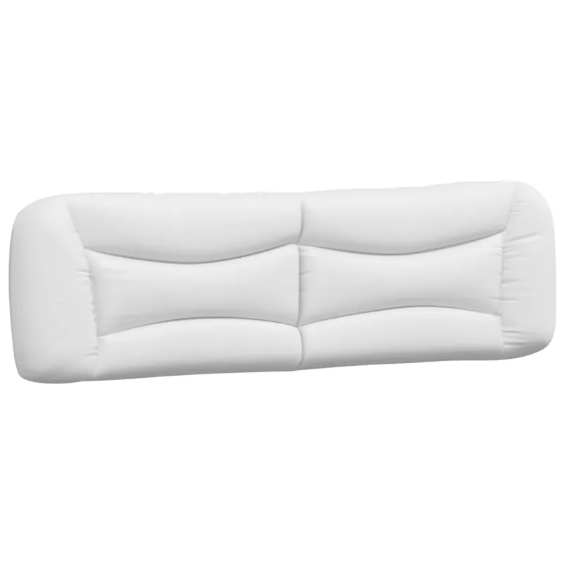Cabecero cama - Mueble cabecero acolchado cuero sintético negro 193 cm