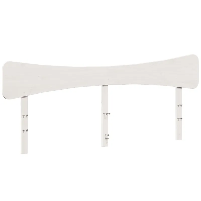 Cabecero cama - Mueble cabecero madera maciza de pino blanco 200 cm