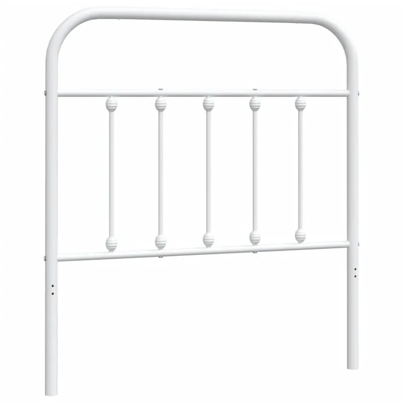 Cabecero de metal blanco 80 cm - Muebles