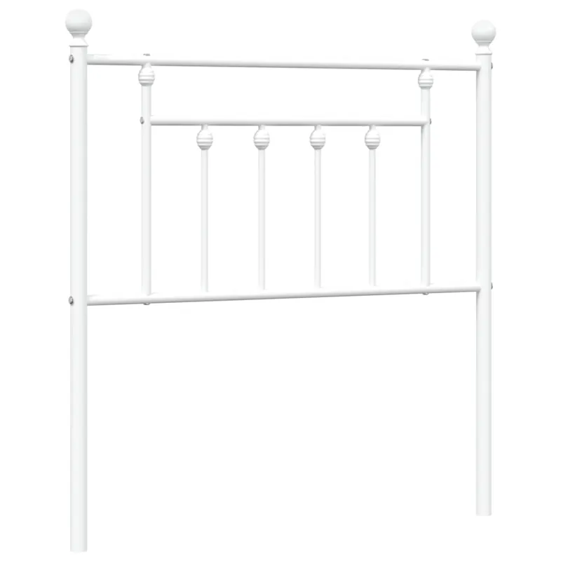 Cabecero de metal blanco 80 cm - Muebles