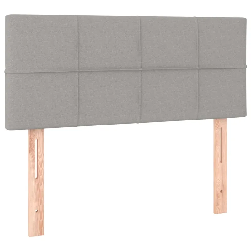 Cabecero de tela gris oscuro 90x5x78/88 cm Bajo - Muebles