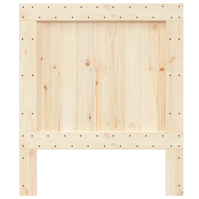 Cabecero de madera maciza de pino 90x104 cm Diseño plano - Muebles