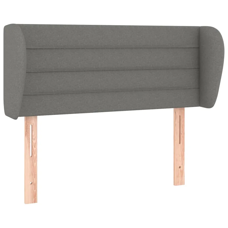 Cabecero de tela gris claro 93x23x78/88 cm - Muebles