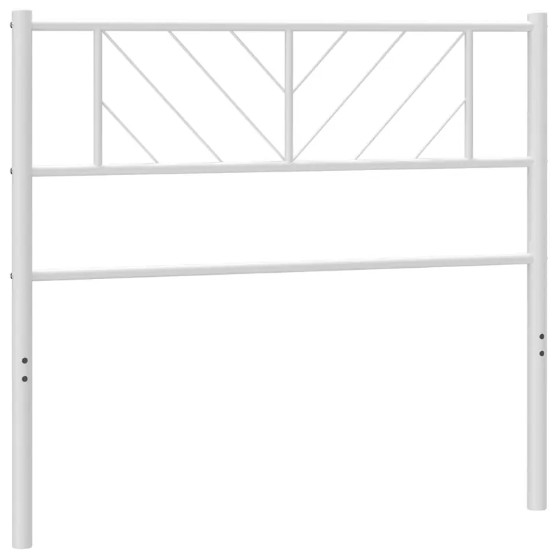 Cabecero de metal blanco 90 cm - Muebles