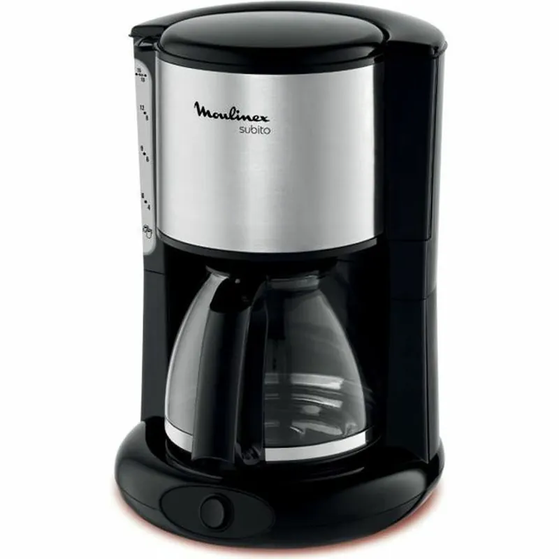 Cafetera de Goteo Moulinex FG360811 Negro 1000 W 1,25 L - Electrodomésticos