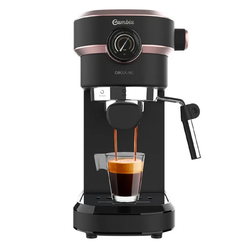 Cafetera Express de Brazo Cecotec CAFELIZZIA 890 Rose 1,1 L - Electrodomésticos