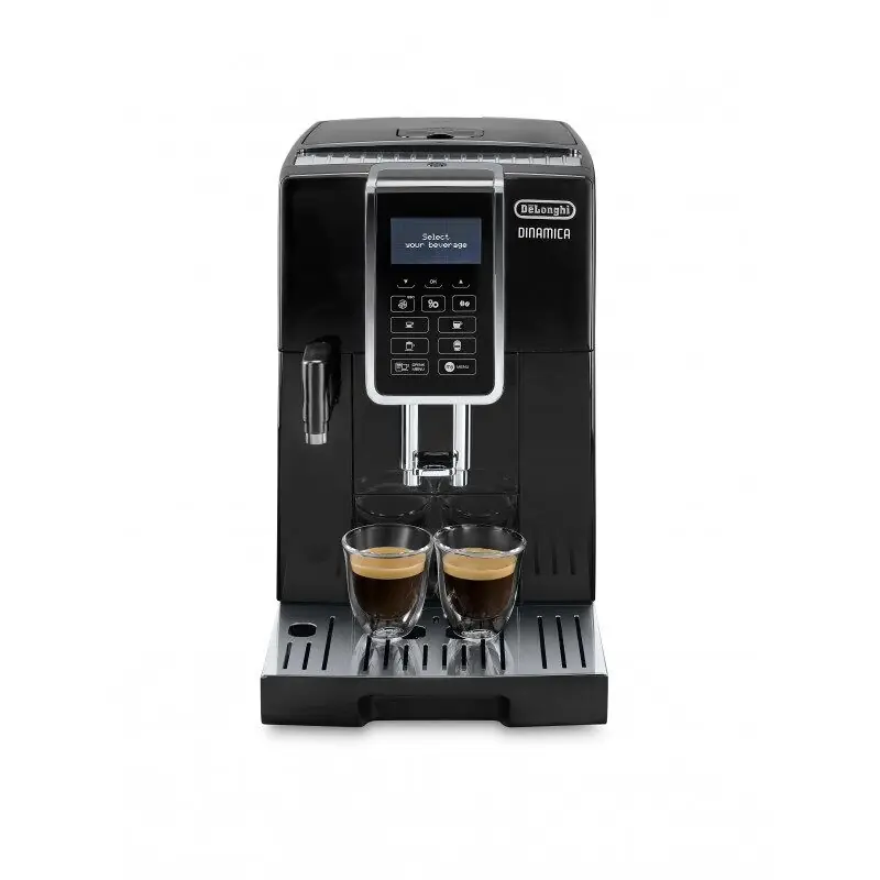 DeLonghi Cafetera Superautomática Dinámica ECAM350.55.B. 2 Tazas Simultáneas. Pantalla LCD. Panel Táctil. 1.450 W - Electrodomésticos