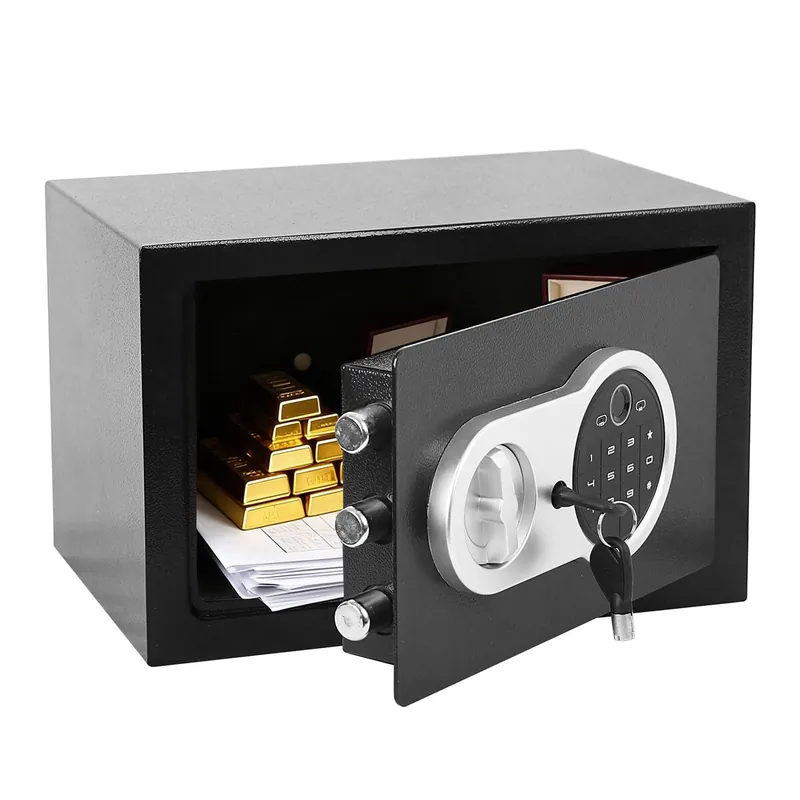 Caja Fuerte 8,5L Apertura Huella Digital Nyana | Acero Sólido | Hogar Oficina - Decoración