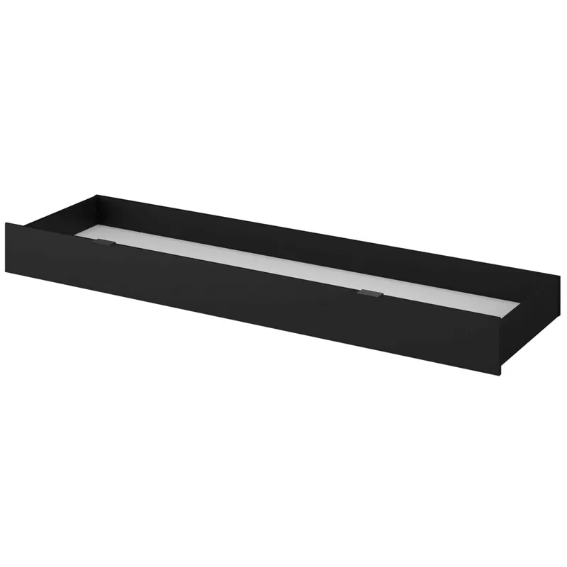 Cajón Bajo Cama De Matrimonio Lampe Color Negro Stipple - Descanso