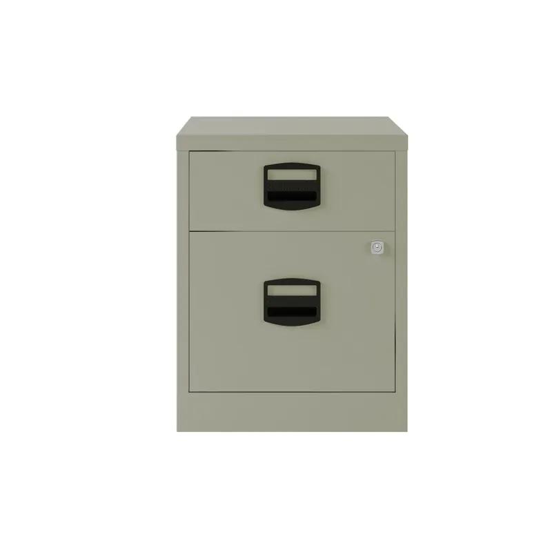Cajonera BISLEY PFA 2 cajones 40cm gris - Muebles